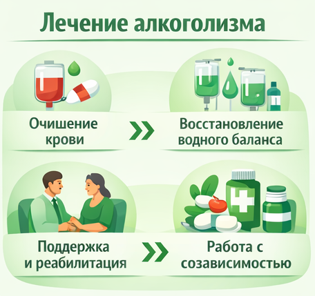 лечение алкоголизма в Кисловодске этапы